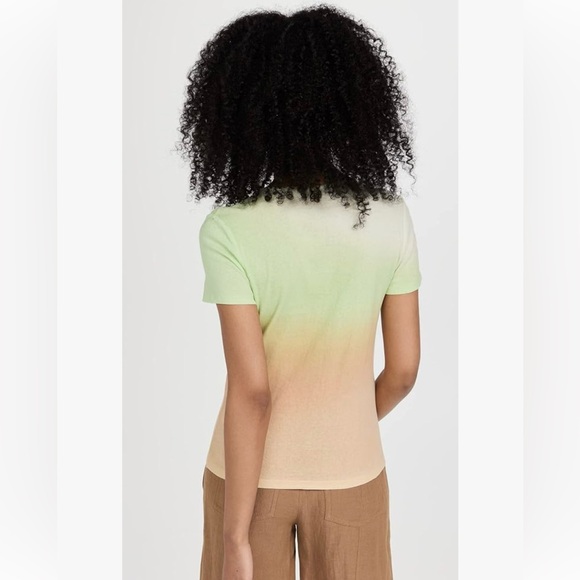 Vince Women’s Ombre T-shirt Green Size Large NWT - Picture 2 of 5